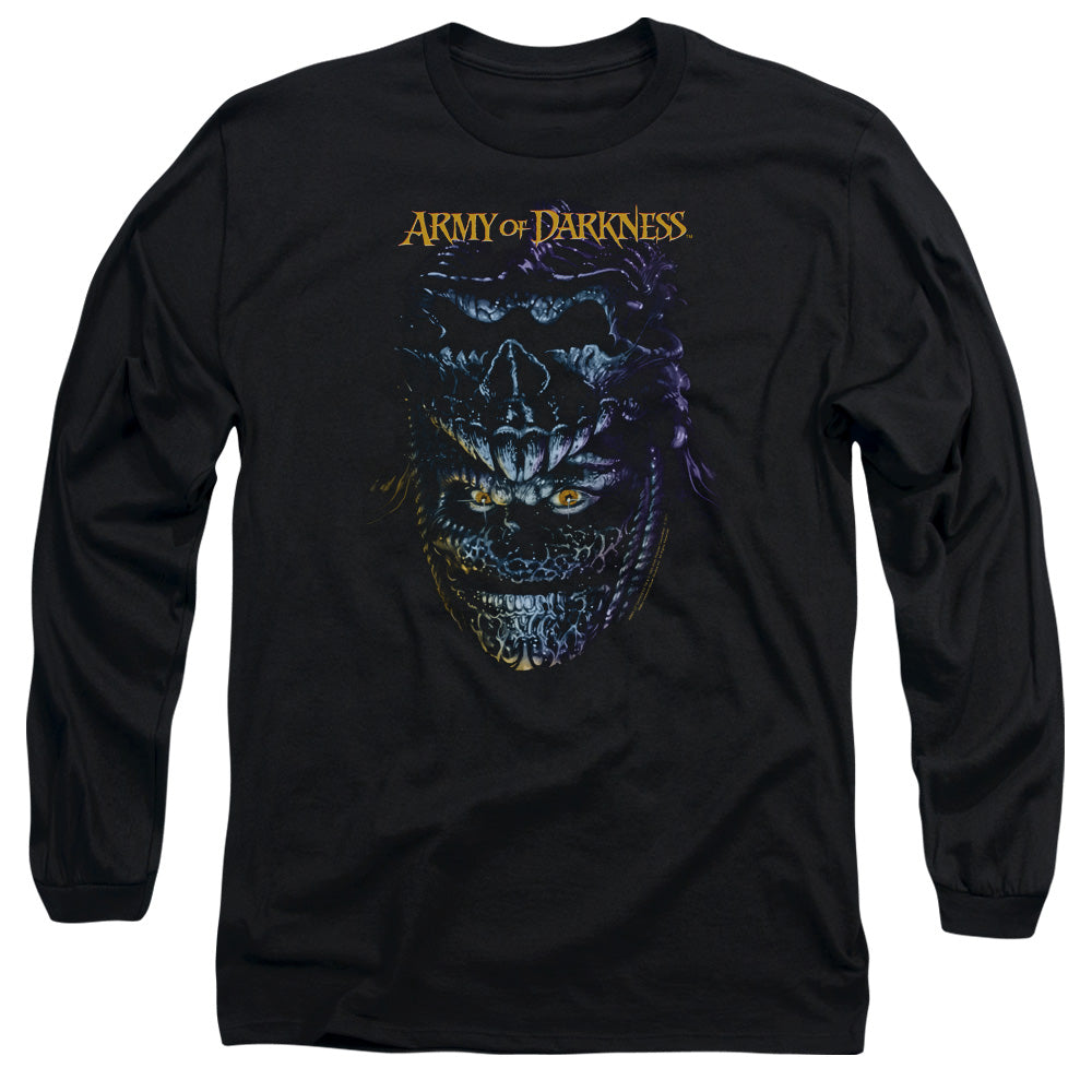 Army Of Darkness Evil Ash Mens Long Sleeve Shirt Black Officially Licensed