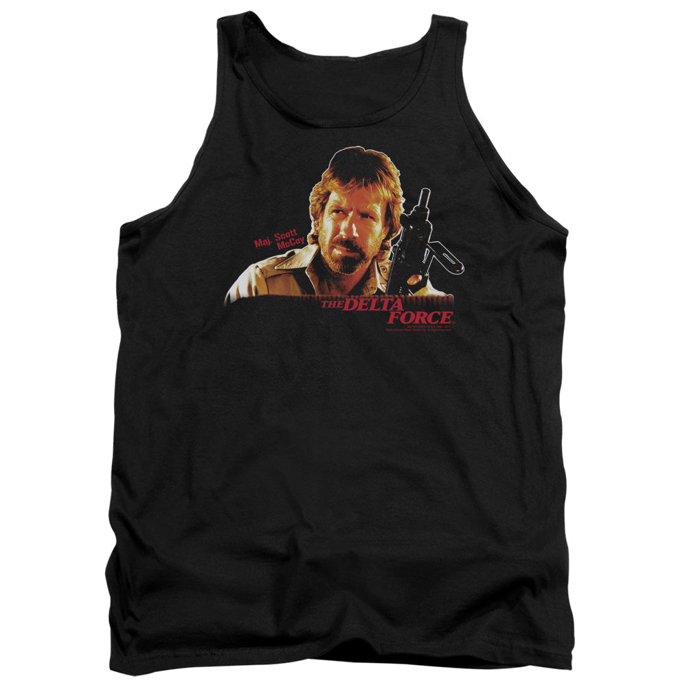 Delta Force Maj Scott Mccoy Mens Tank Top Shirt Black Officially Licensed