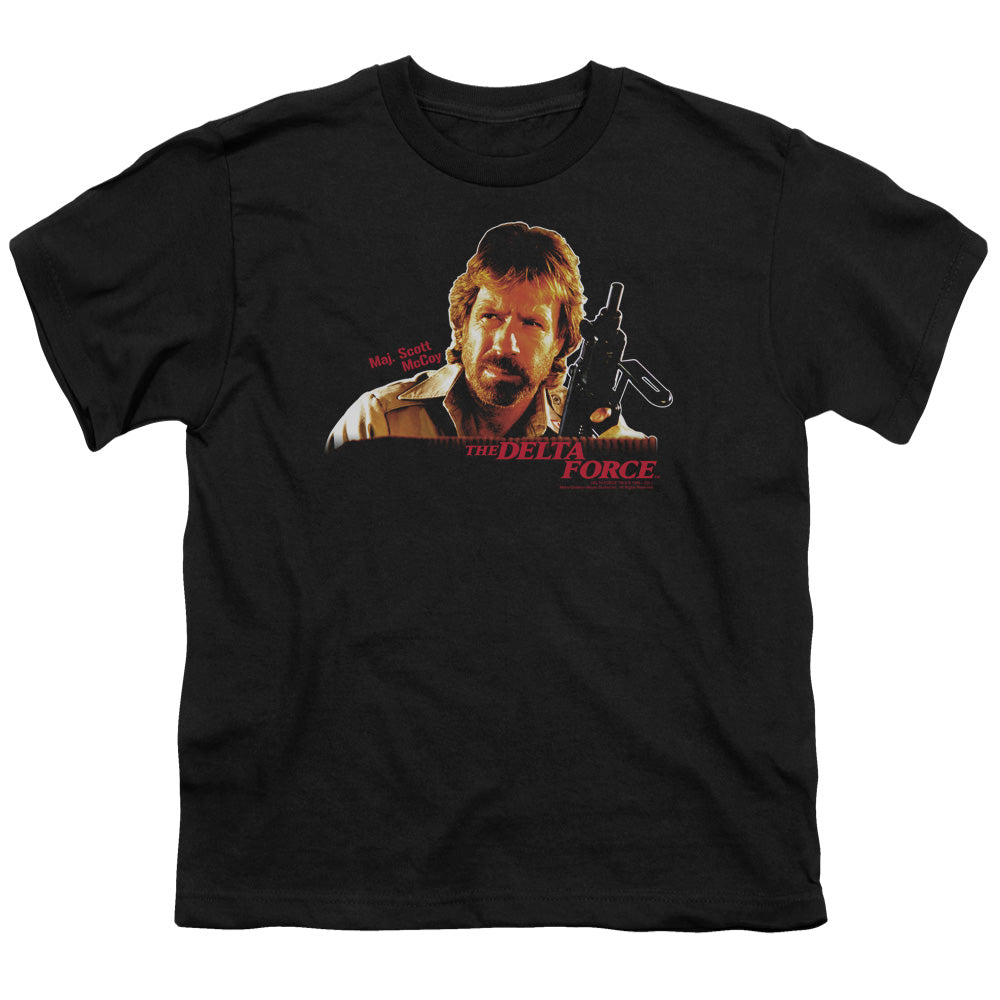 Delta Force Maj Scott McCoy Kids Youth T Shirt Black Officially Licensed