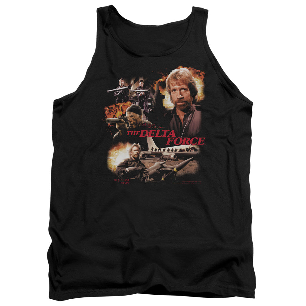 Delta Force Action Pack Mens Tank Top Shirt Black Officially Licensed