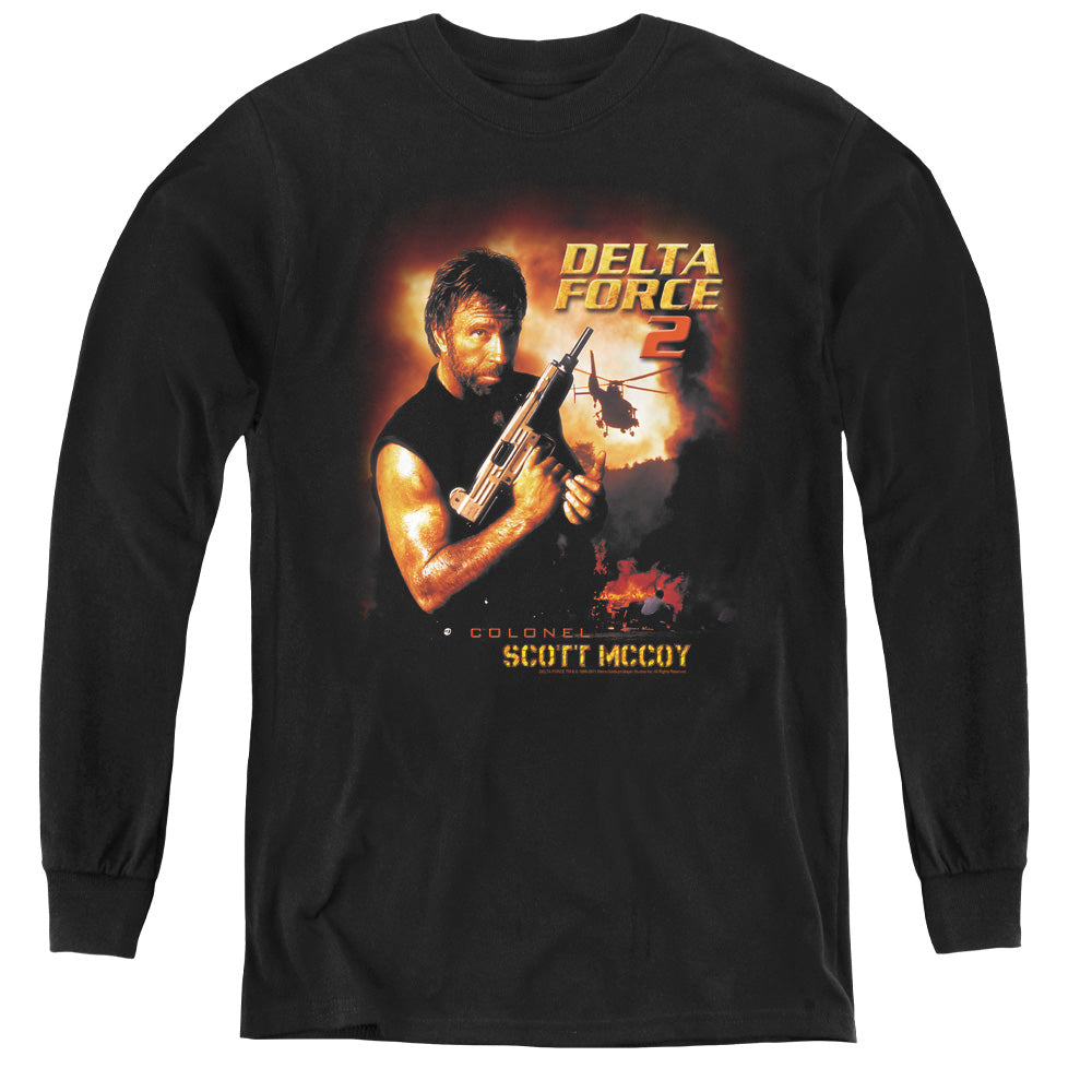 Delta Force Delta Force 2 Long Sleeve Kids Youth T Shirt Black Officially Licensed