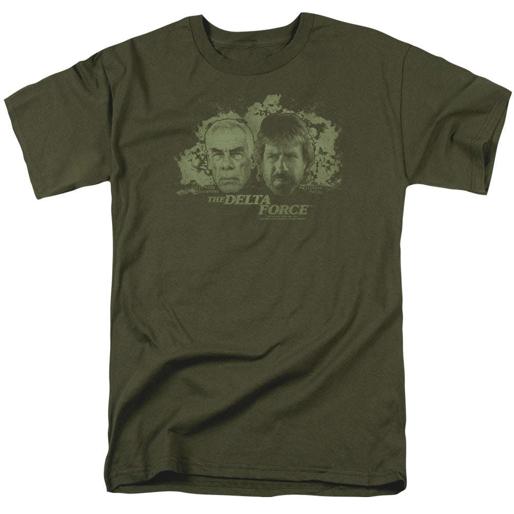 Delta Force Explosion Mens T Shirt Military Green Officially Licensed