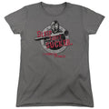 Delta Force Sleep Tight Womens T Shirt Charcoal Officially Licensed