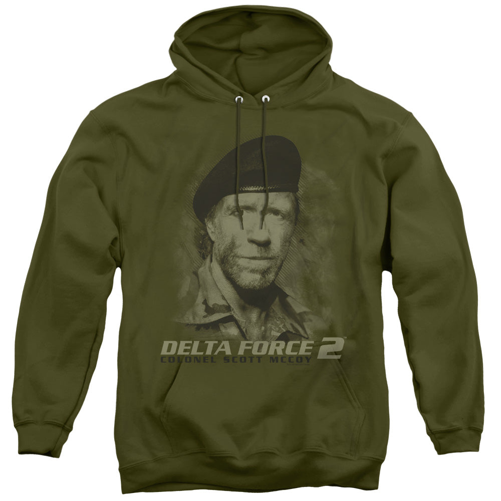 Delta Force 2 You Cant See Me Mens Hoodie Military Green Officially Licensed