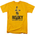 Rocky The Italian Stallion Mens T Shirt Gold Officially Licensed