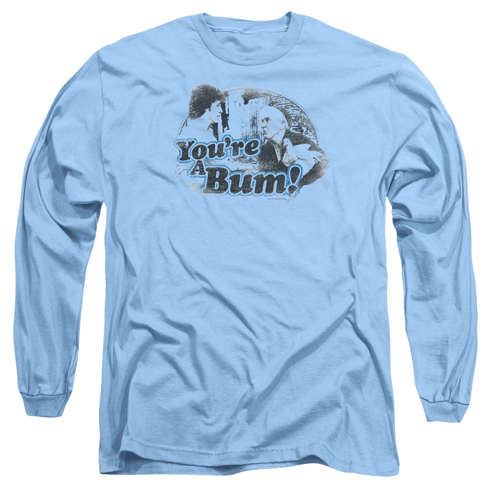 Rocky Youre A Bum Mens Long Sleeve Shirt Carolina Blue Officially Licensed Officially Licensed