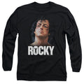 Rocky The Champ Mens Long Sleeve Shirt Black Officially Licensed Officially Licensed