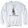 Army Of Darkness Boomstick! Mens Crewneck Sweatshirt White Officially Licensed
