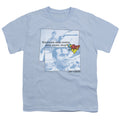 Army Of Darkness Shop S Mart Kids Youth T Shirt Light Blue Officially Licensed
