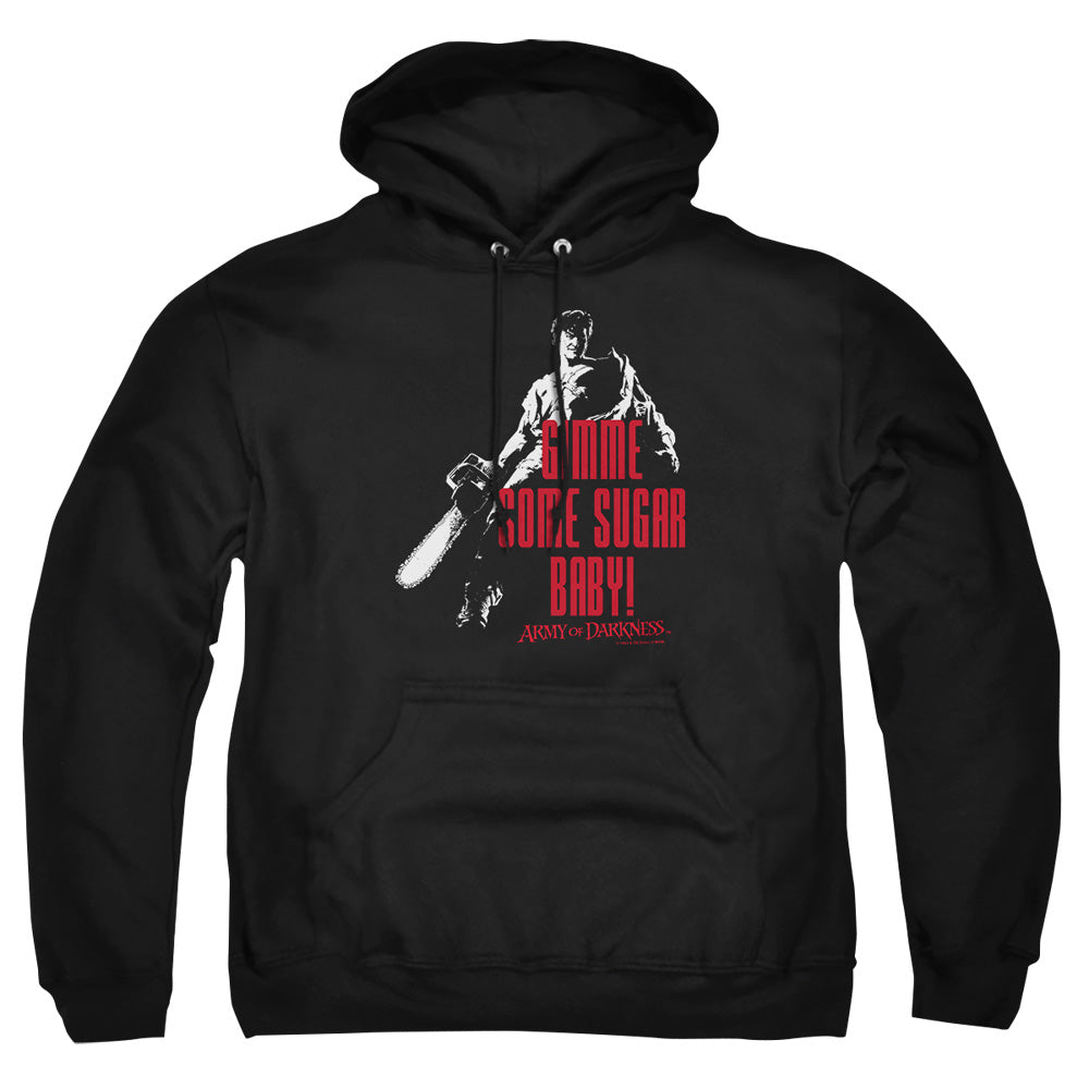 Army Of Darkness Sugar Mens Hoodie Black Officially Licensed