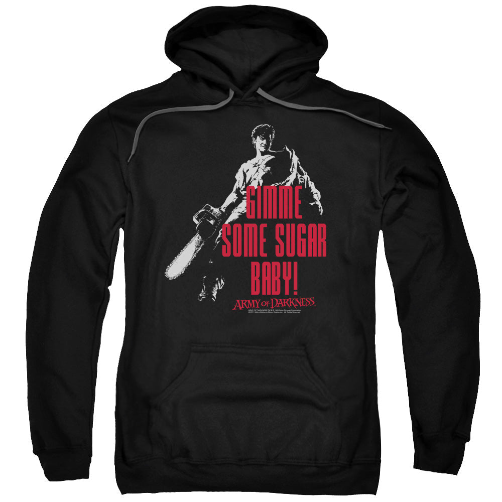 Army Of Darkness Sugar Mens Hoodie Black Officially Licensed
