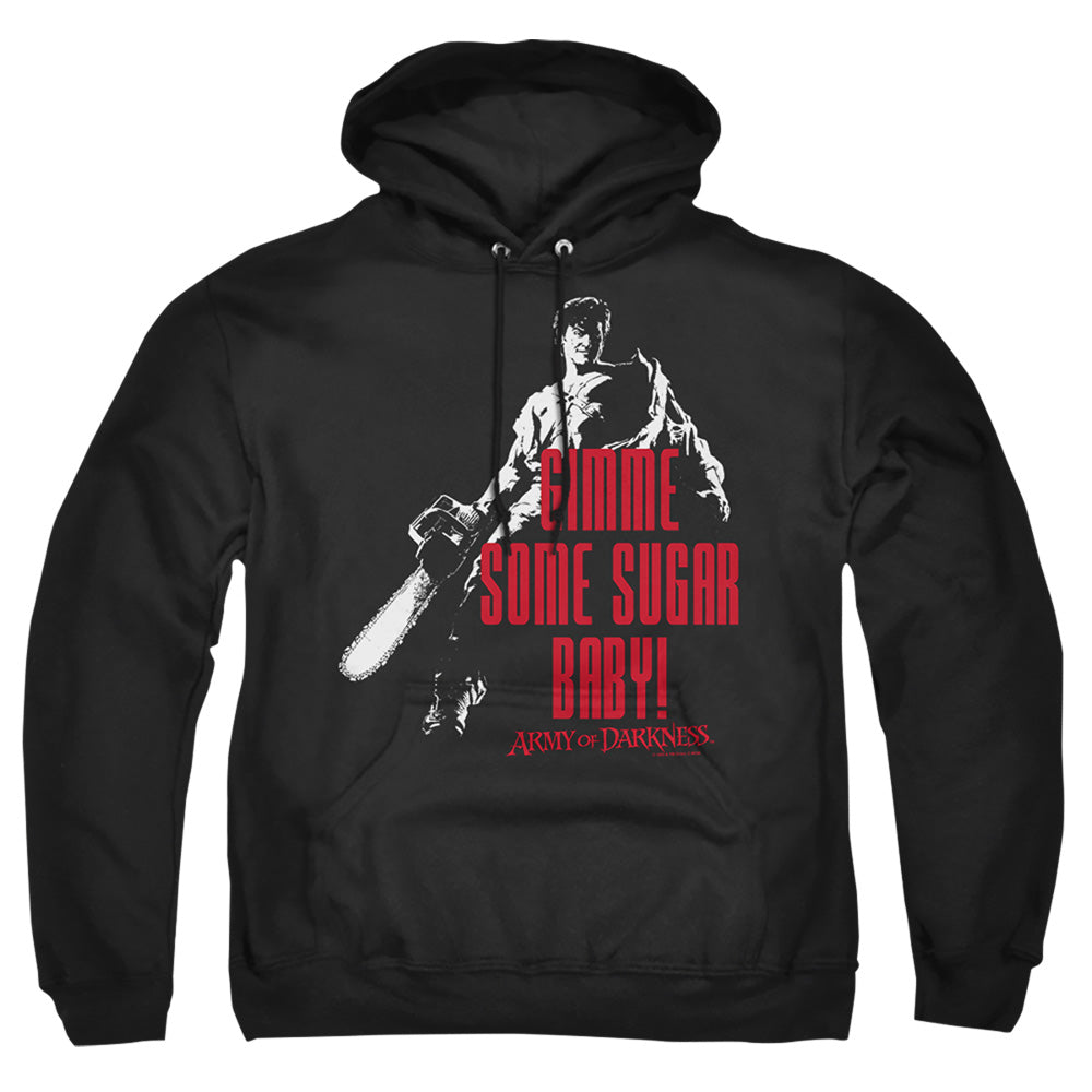 Army Of Darkness Sugar Mens Hoodie Black Officially Licensed