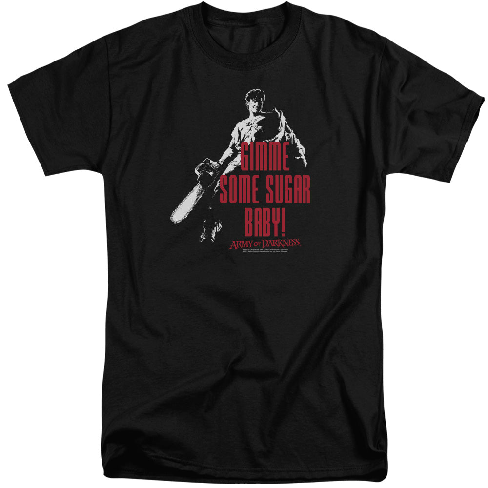 Army Of Darkness Sugar Mens Tall T Shirt Black Officially Licensed