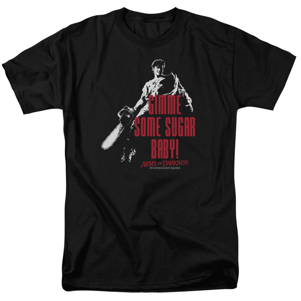 Army Of Darkness Sugar Mens T Shirt Black Officially Licensed