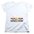 Rocky Championship Belt (Bottom Front) Womens T Shirt White Officially Licensed