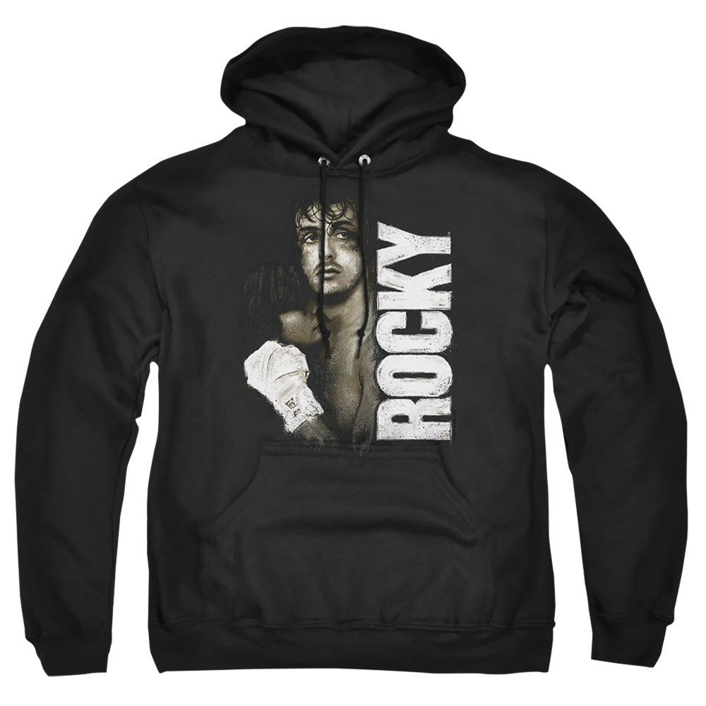 Rocky Painted Rocky Mens Hoodie Black Officially Licensed
