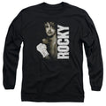 Rocky Painted Rocky Mens Long Sleeve Shirt Black Officially Licensed Officially Licensed