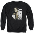 Rocky Painted Rocky Mens Crewneck Sweatshirt Black Officially Licensed
