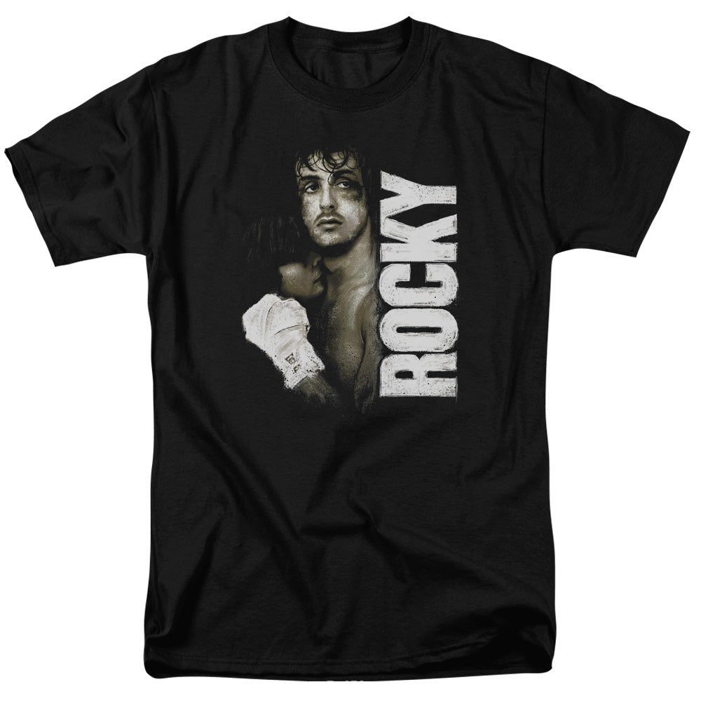 Rocky Painted Rocky Mens T Shirt Black Officially Licensed