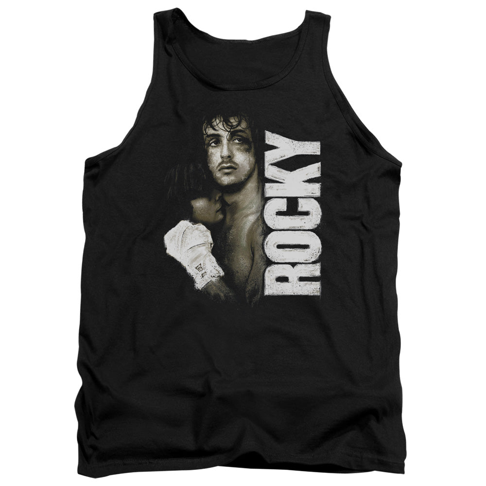 Rocky Painted Rocky Mens Tank Top Shirt Black Officially Licensed