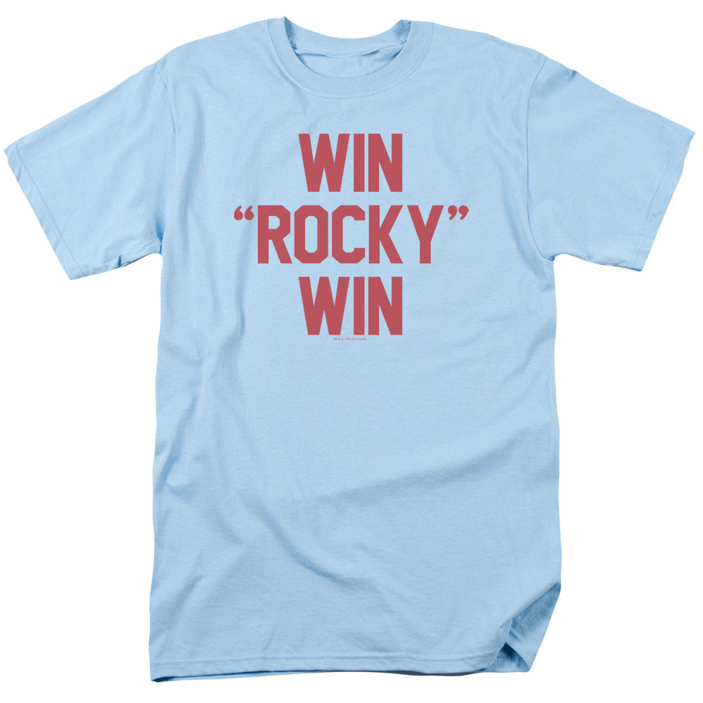 Rocky Win Rocky Win Mens T Shirt Light Blue Officially Licensed