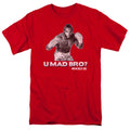 Rocky Iii U Mad Bro Mens T Shirt Red Officially Licensed