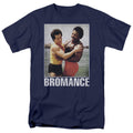 Rocky Bromance Mens T Shirt Navy Blue Officially Licensed