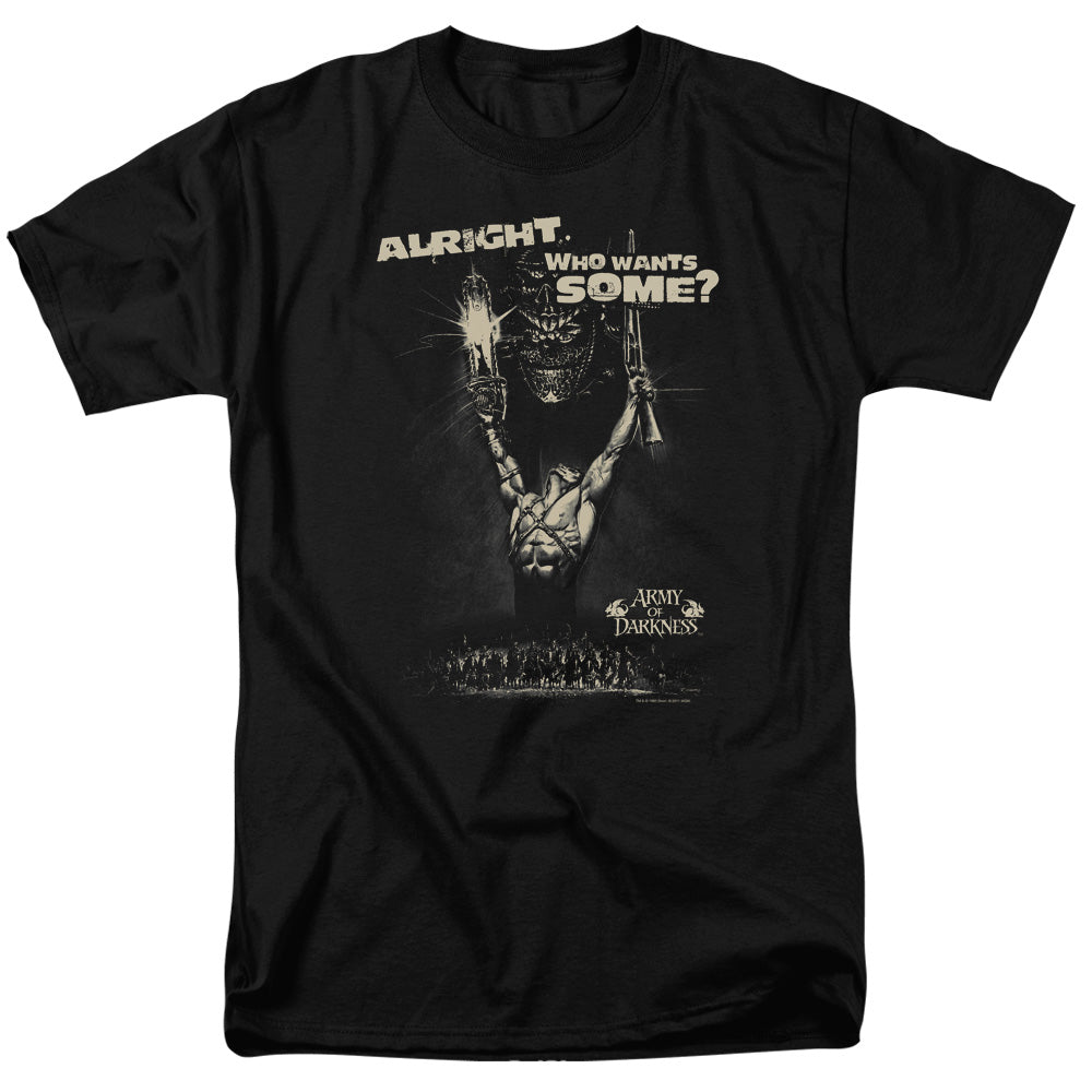 Army Of Darkness Want Some Mens T Shirt Black Officially Licensed