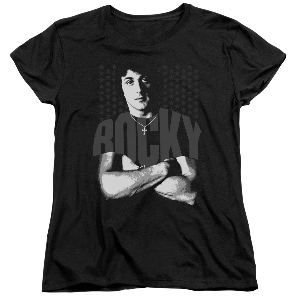 Rocky Shirt Womens T Shirt Black Officially Licensed