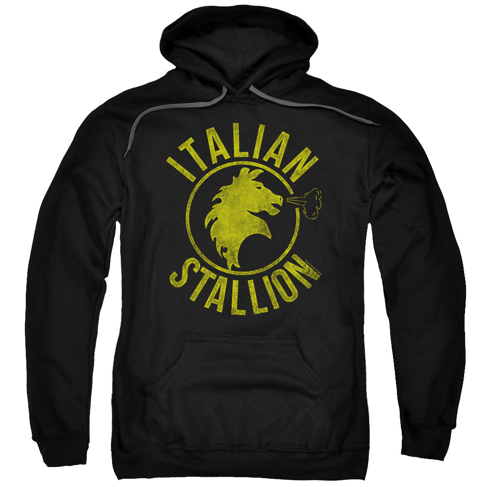 Rocky Italian Stallion Horse Mens Hoodie Black Officially Licensed