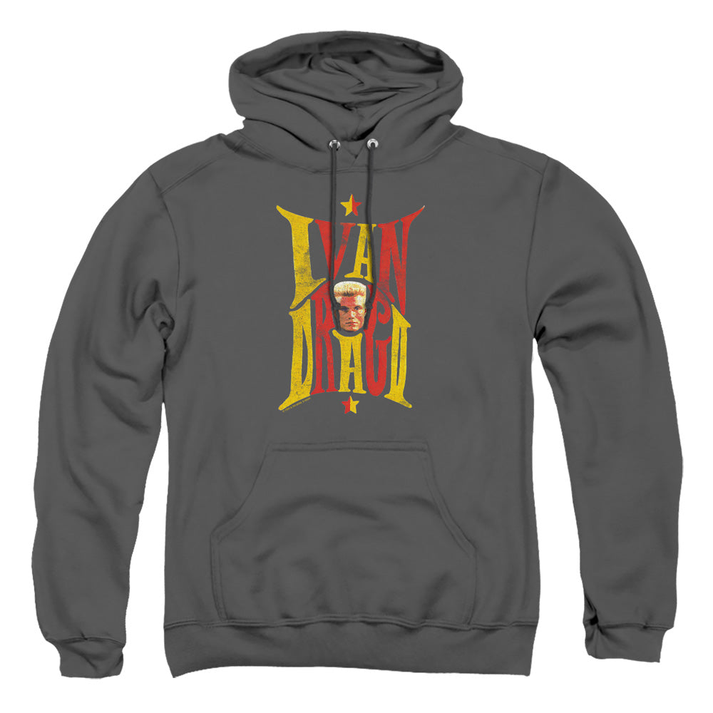 Rocky Iv Ivan Mens Hoodie Charcoal Officially Licensed