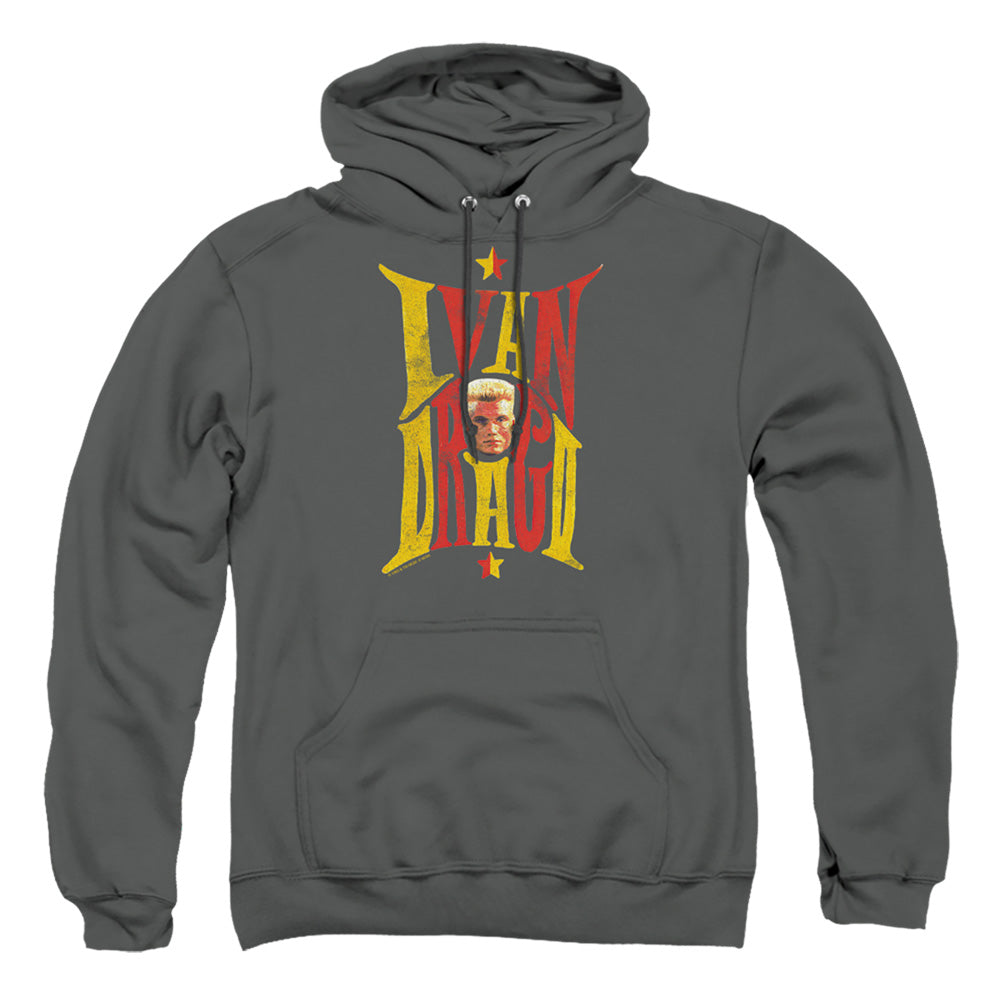 Rocky Iv Ivan Mens Hoodie Charcoal Officially Licensed