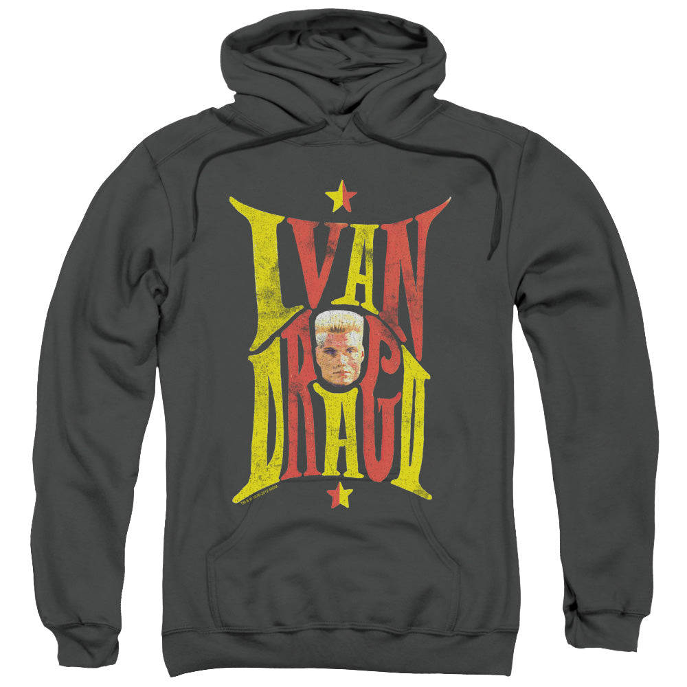 Rocky Iv Ivan Mens Hoodie Charcoal Officially Licensed