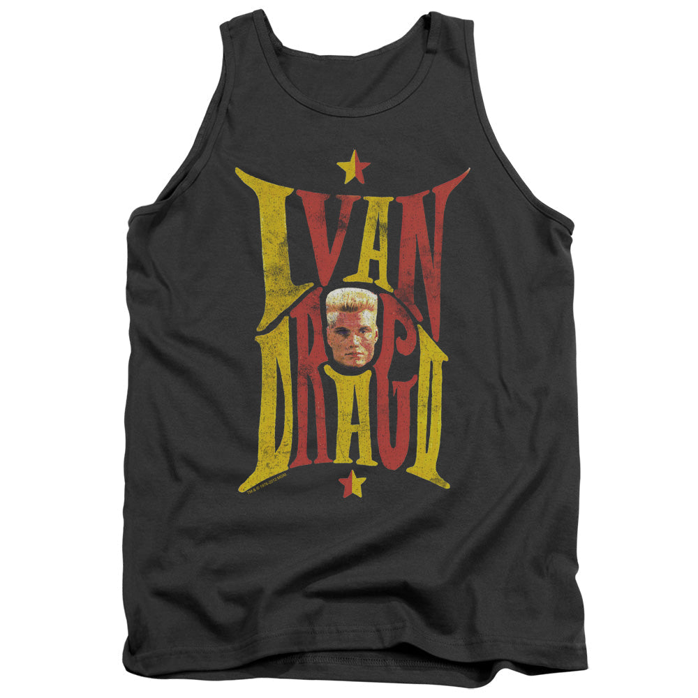 Rocky Iv Ivan Mens Tank Top Shirt Charcoal Officially Licensed