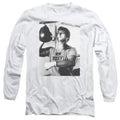 Rocky Square Mens Long Sleeve Shirt White Officially Licensed Officially Licensed