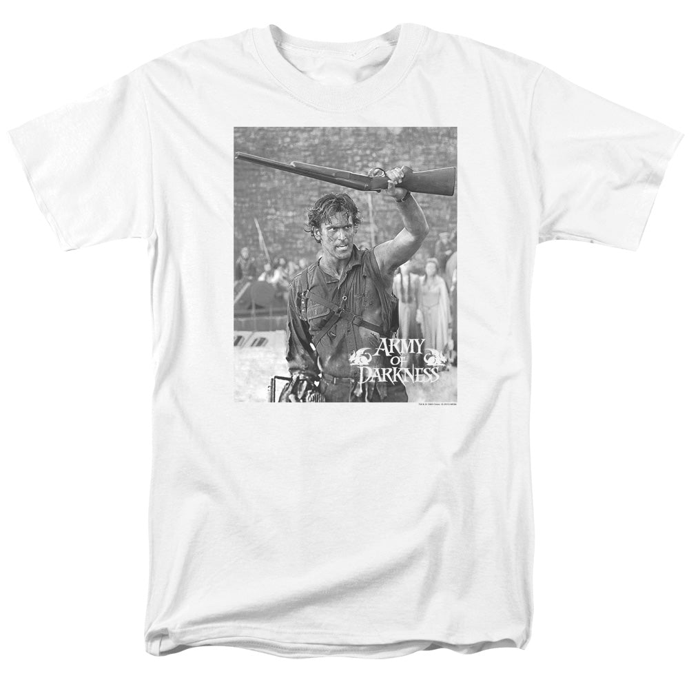 Army Of Darkness Boom Mens T Shirt White Officially Licensed