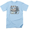 Rocky Big Fight Mens T Shirt Light Blue Officially Licensed