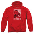 Rocky Iii Clubber Lang Mens Hoodie Red Officially Licensed