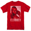Rocky Iii Clubber Lang Mens T Shirt Red Officially Licensed