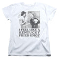 Rocky Fried Idiot Womens T Shirt White Officially Licensed