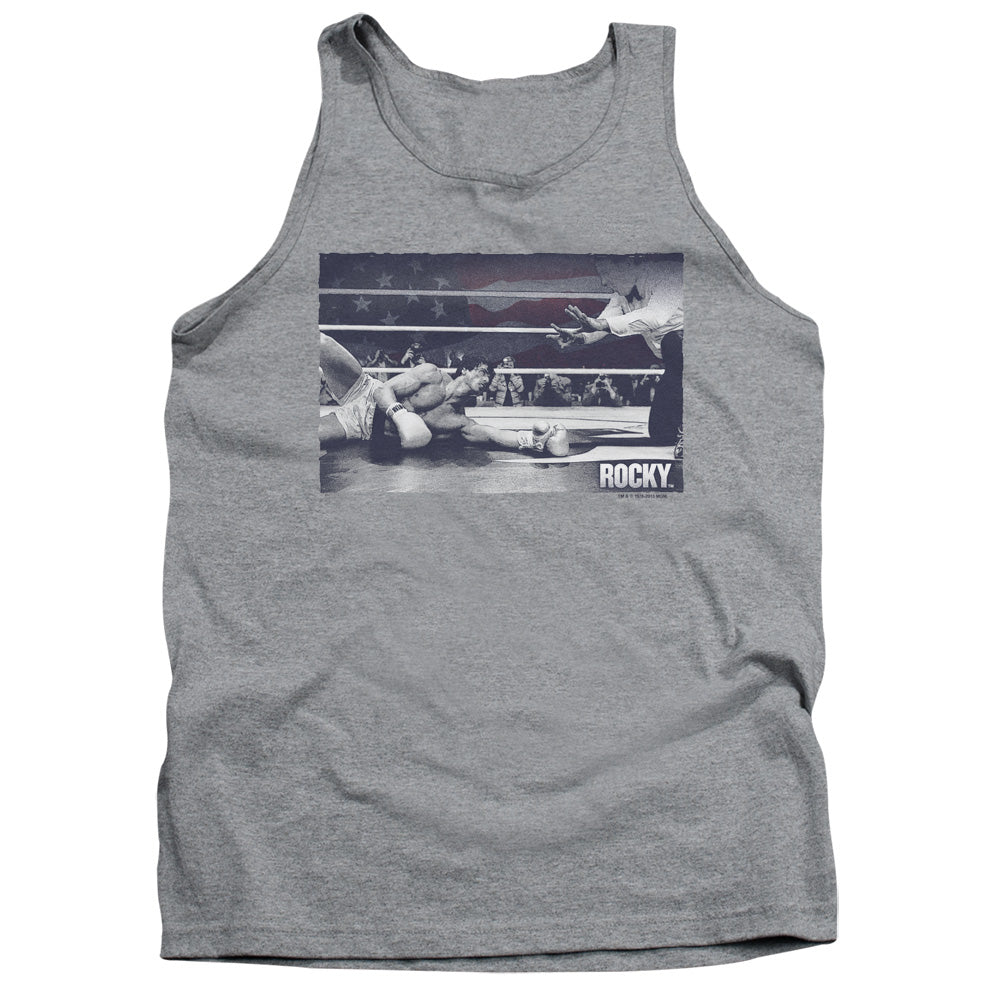 Rocky American Will Mens Tank Top Shirt Athletic Heather Officially Licensed