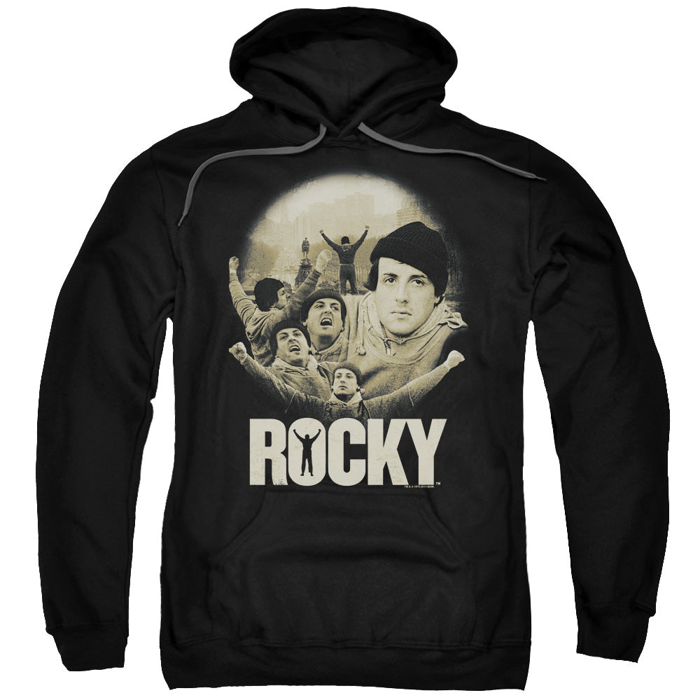 Rocky Feeling Strong Mens Hoodie Black Officially Licensed