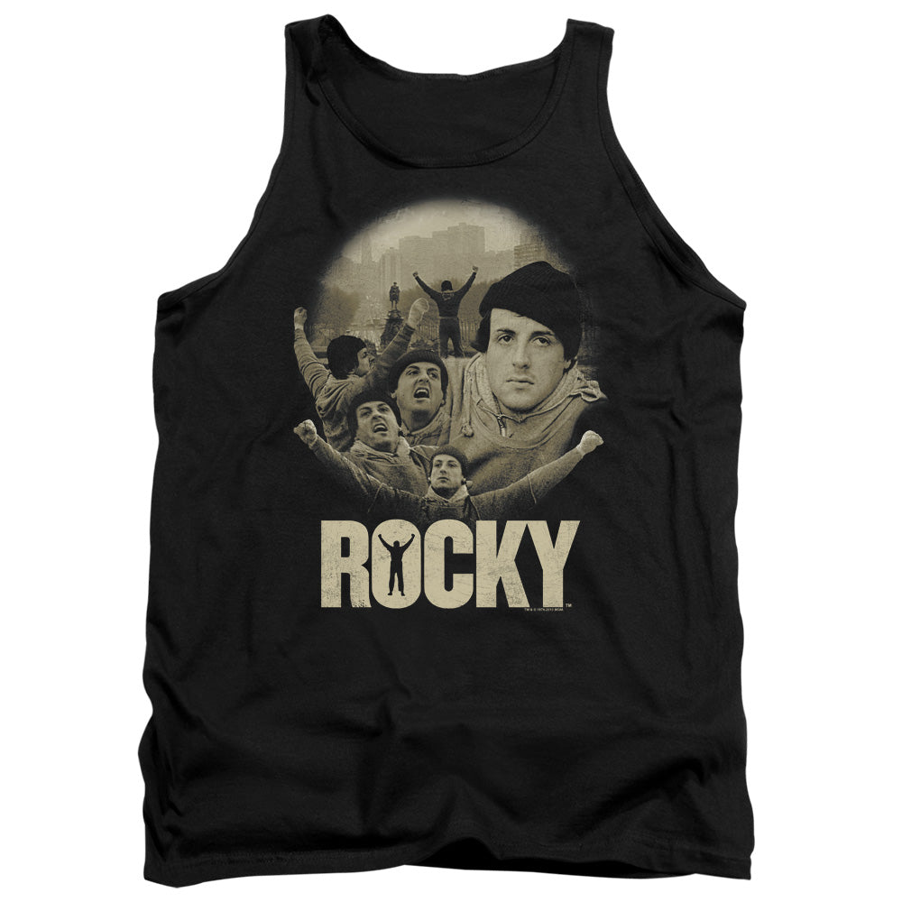 Rocky Feeling Strong Mens Tank Top Shirt Black Officially Licensed