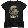 Rocky Feeling Strong Womens T Shirt Black Officially Licensed