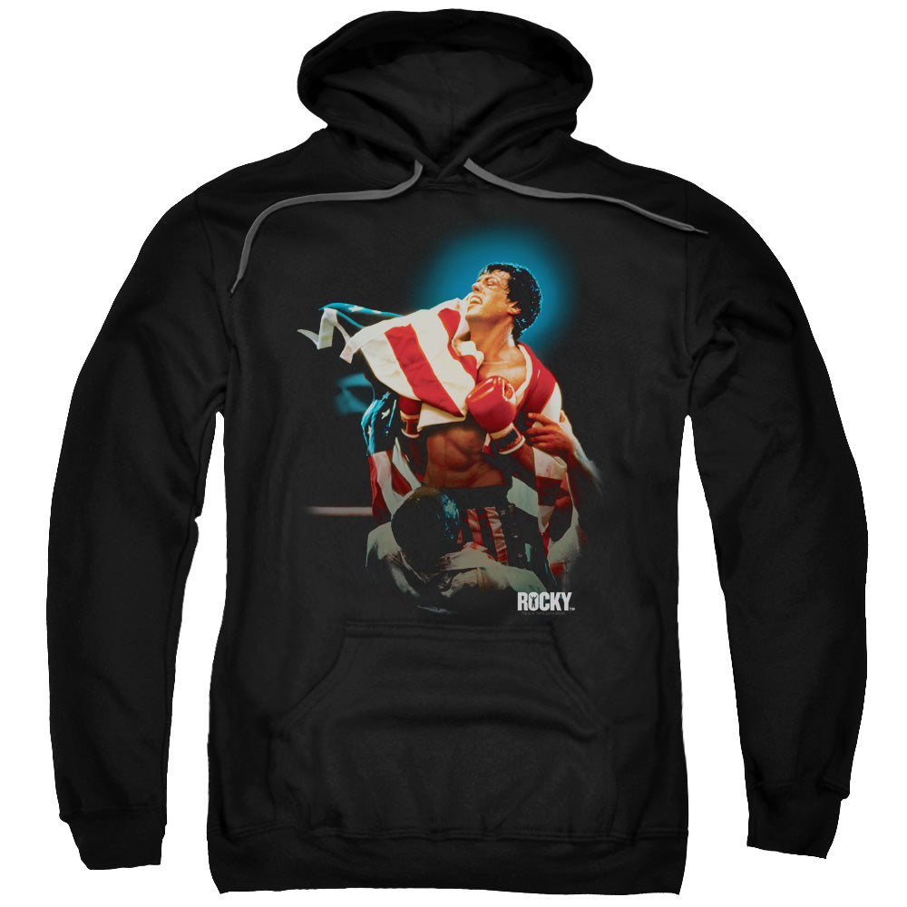 Rocky Victory Mens Hoodie Black Officially Licensed