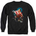 Rocky Victory Mens Crewneck Sweatshirt Black Officially Licensed