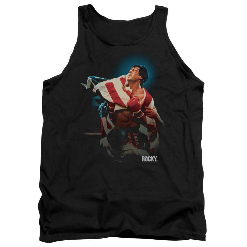 Rocky Victory Mens Tank Top Shirt Black Officially Licensed