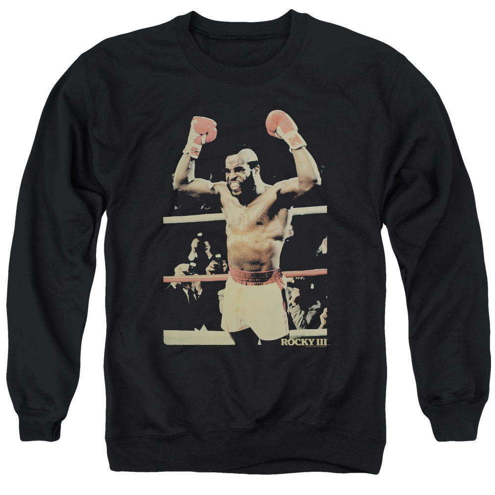 Rocky Iii Clubber Mens Crewneck Sweatshirt Black Officially Licensed