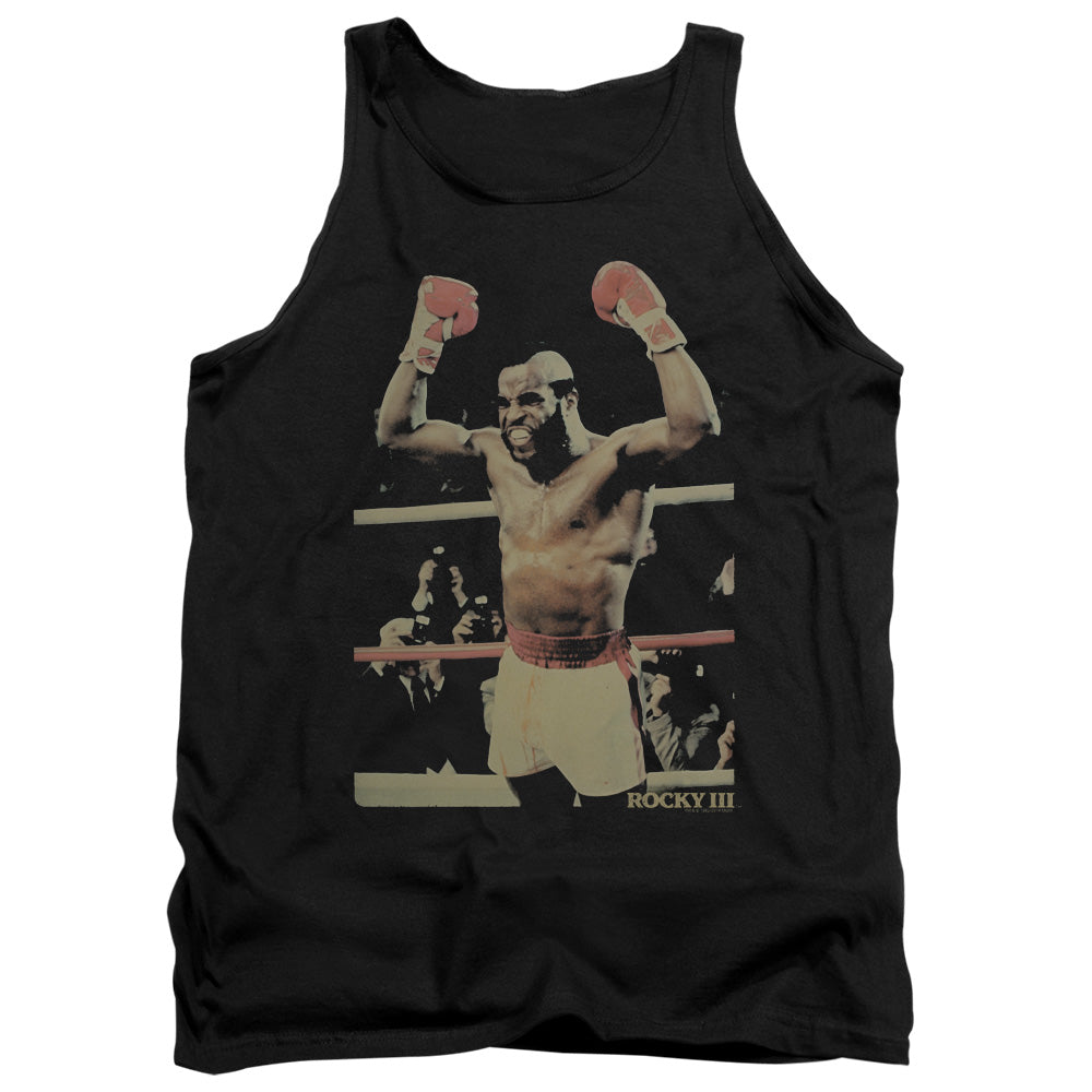 Rocky Iii Clubber Mens Tank Top Shirt Black Officially Licensed