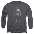 Rocky Stand Alone Mens Long Sleeve Shirt Charcoal Officially Licensed Officially Licensed